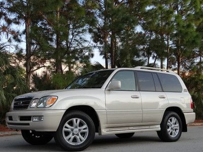 2004 lexus lx470 4wd low miles! landcruiser loaded! florida!