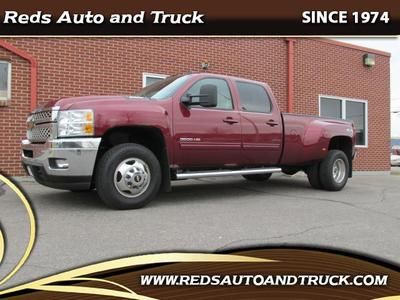 2013 chevy 3500hd ltz dually 4x4 nav back up cam htd/cld seats 58k msrp only 8k!