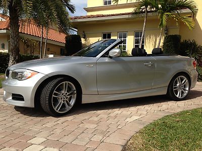 2012 bmw 135i m sport pkg convertible *only 2,500 miles* 135 twin turbo