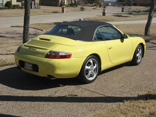 1999 porsche 911 carrera convertible 2-door 3.4l