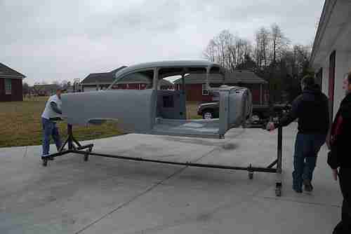 55 chevy 210 2 door sedan ready for paint including underneath call 502 641 7481, image 6