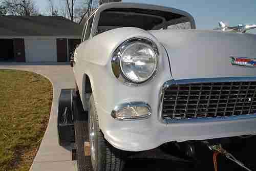 55 chevy 210 2 door sedan ready for paint including underneath call 502 641 7481, image 15