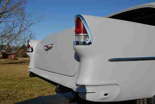 55 chevy 210 2 door sedan ready for paint including underneath call 502 641 7481, image 17