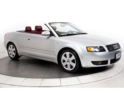 2005 audi a4 3.0 cabriolet quattro awd bose sound memory seats heated seats