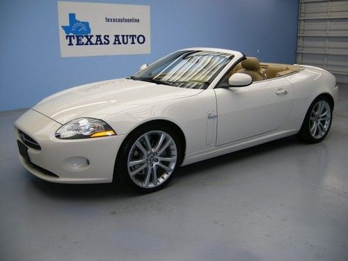 We finance!!!  2007 jaguar xk convertible auto paddles nav heated seats xenon cd