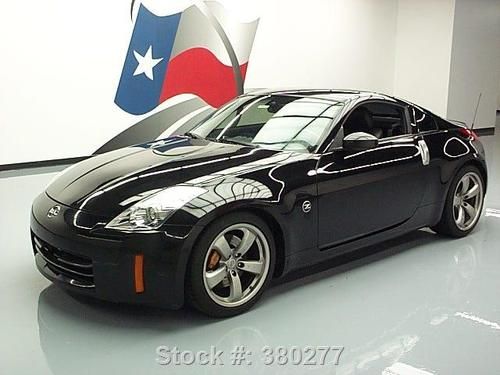 2006 nissan 350z grand touring 6-spd nav blk on blk 50k texas direct auto