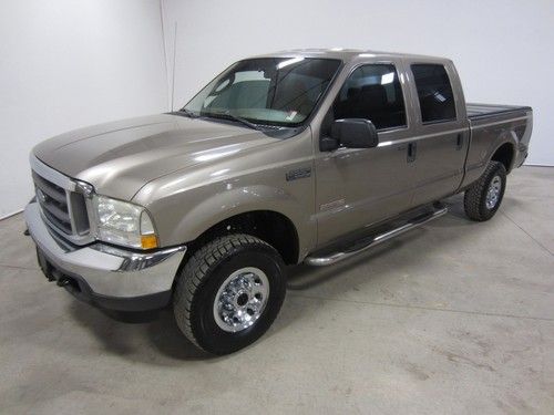 04 ford f250 6.0l v8 turbo diesel auto 4x4 crew short xlt arizona owned 80 pics