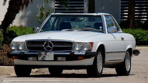 1989 mercedes benz 560sl roadster with 59,000 one fla. owner miles no reserve