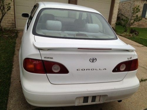 Toyota corolla running and driving spring north hou texas clean blue title