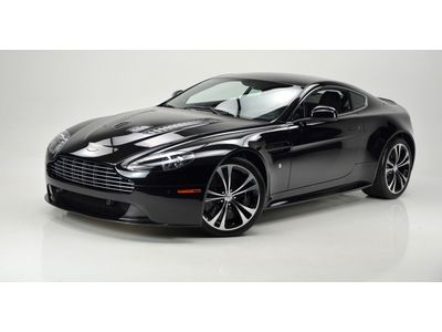 2011 aston martin v12 vantage coupe carbon black 6-speed manual! only 2512 miles