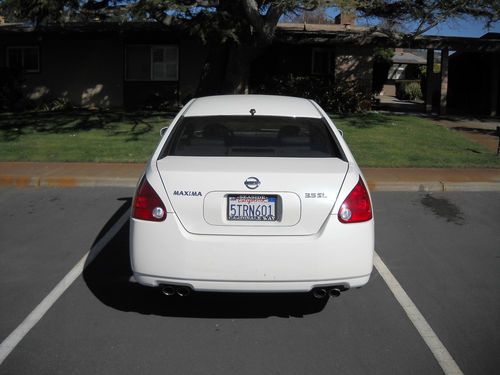 2006 nissan maxima sl sedan 4-door 3.5l, white, tinted windows