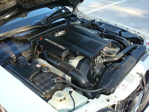 1992 mercedes benz 500sl convertible white