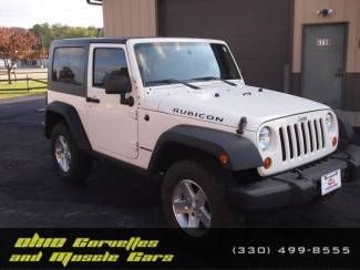 2009 white rubicon 4x4 manual shift pw pl removeable hdtp