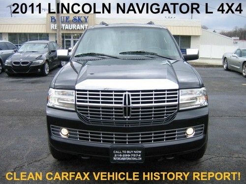 2011 lincoln navigator 4wd navigation power running boards clean history report