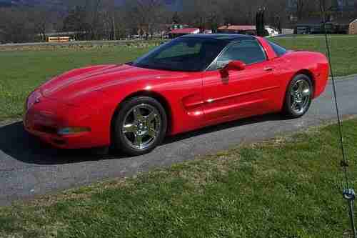 1998 CHEVROLET CORVETTE RED ONLY  22K  MILES, image 3