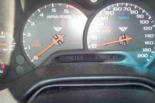 1998 CHEVROLET CORVETTE RED ONLY  22K  MILES, image 9