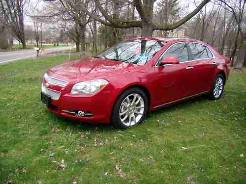 2012 Chevy Malibu LTZ2 Sedan-Red- Auto. 6speed trans.-V-6 eng.only 432 Miles, image 2