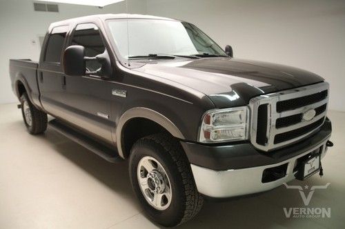 2005 lariat crew 4x4 fx4 leather heated reverse sensing powerstroke diesel