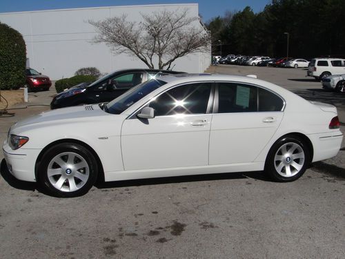 2006 bmw 750i base sedan 4-door 4.8l 2nd owner clean carfax vehicle local trade