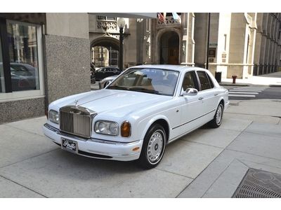 1999 rolls royce silver seraph low miles well maintained white!! very clean!!