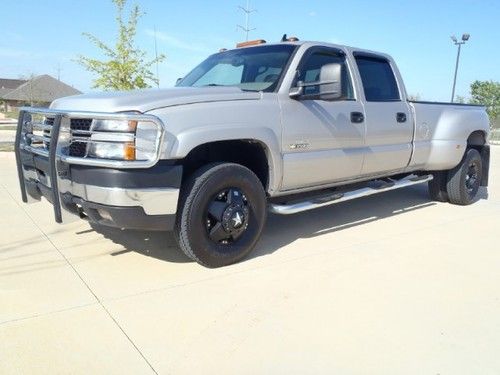 2007 chevrolet silverado duramax 3500 4x4 crew cab daully lt diesel leather 4wd