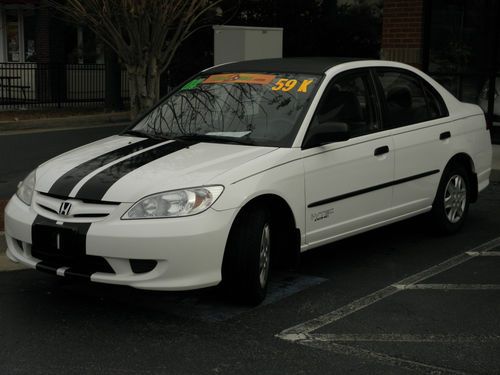 2004 honda civic value package sedan 4-door 1.7l low miles, no accidents.