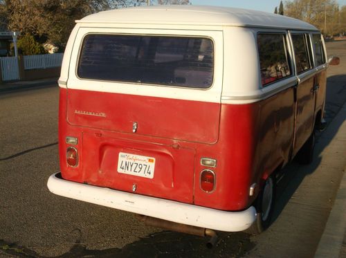 1971 volkswagen type 2 bay window transporter micro bus t2 vanagon