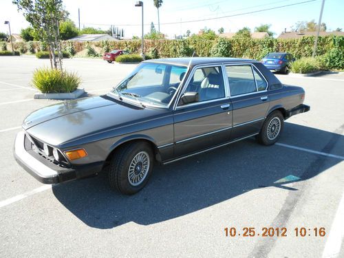 1980 bmw 528i with 5-speed manual transmission, e12 body, m30 engine, prod 2/80