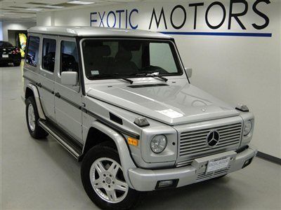 2002 mercedes g500 wagon awd! nav heated-sts moonroof cd-changer only 53k-miles!