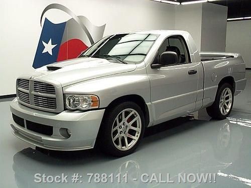 2005 dodge ram srt-10 reg cab v10 6-spd leather 18k mi texas direct auto