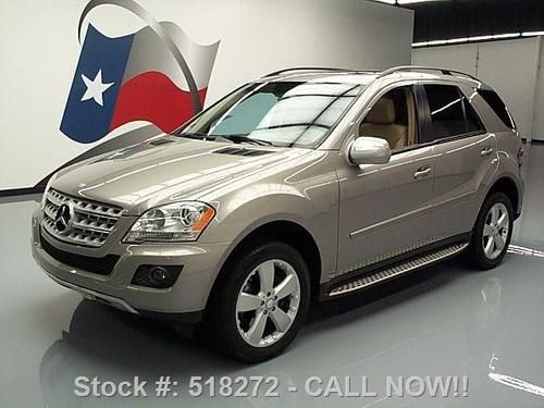 2009 mercedes-benz ml350 sunroof nav rear cam only 36k texas direct auto