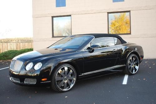 2008 bentley continental gtc, mulliner, 2 sets of whls