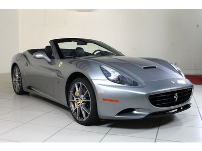 7 year maint included,2012 ferrari approved cpo california, grigio titanio/nero