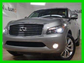 2012 infinti qx56, 2wd, 16k mi., nav, roof, dual dvd, 4 capt. rr cam,