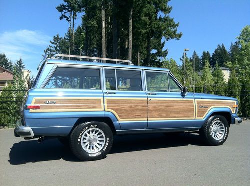 1991 jeep grand wagoneer 4x4 last year of the wagoneer final edition!!!