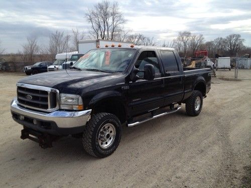 2002 ford f-350 super duty xlt crew cab pickup 4-door 7.3l--no reserve!!!!