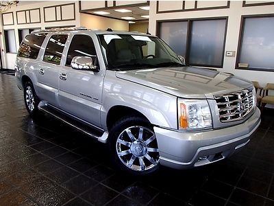 2004 cadillac escalade esv *we finance* awd platinum 4x4 entertainment 3rd row