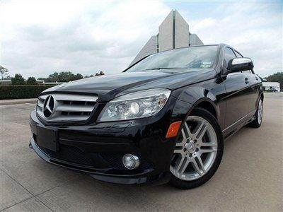 2008 mercedes benz c350 sport ///amg sedan sunroof leather cd ipod heated seats!