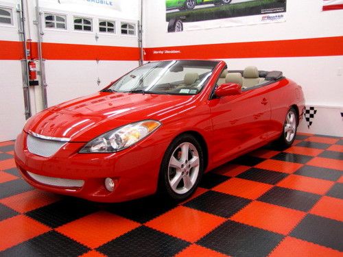 2006 toyota solara sle v6 convertible 58k miles showroom new