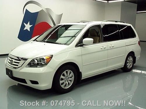 2010 honda odyssey exl sunroof rear cam htd leather 19k texas direct auto