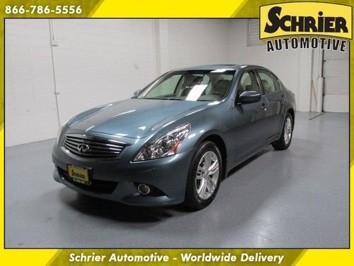 2010 infiniti g37x sedan blue back up cam sunroof 1 owner warranty