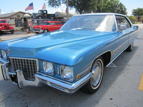 1971 cadillac deville only 38,655 original miles cream puff low reserve!  mint