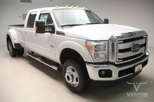 2013 drw lariat crew 4x4 fx4 navigation sunroof heated cooled leather diesel