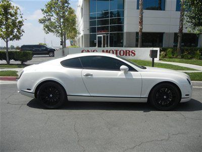 2009 bentley gt speed pearl white over black low miles a must see