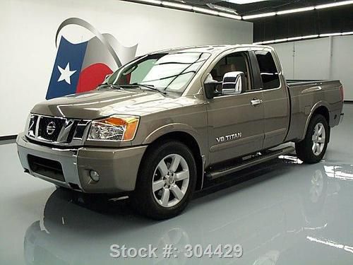 2008 nissan titan le ext cab heated leather 20's 51k mi texas direct auto