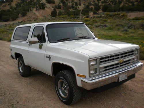 1988 chevrolet blazer silverado suv convertable 2-door 5.7l 4x4 2nd owner nice!!