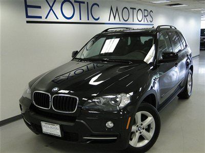 2008 bmw x5 awd! blk/blk! nav rear-cam 3rd-row pano push-start heated-sts xenons