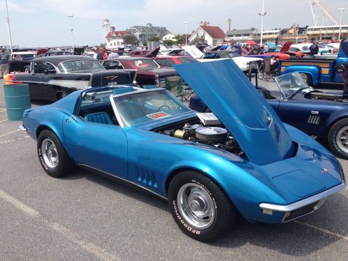 1968 corvette 427 390hp t-top coupe ps pb ac tremec 5-speed matching numbers