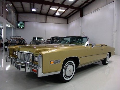 1976 cadillac eldorado convertible, only 10,388 original miles! stunning!