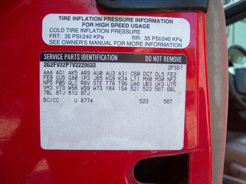 1997 Pontiac Firebird Trans Am WS6  Ram Air Convertible 2-Door 5.7L, image 3